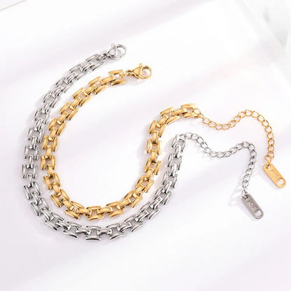 Lustrevia Stainless Steel Chain Bracelet Waterproof