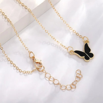 Lustrevia Gold Butterfly 5-Piece Jewelry Set