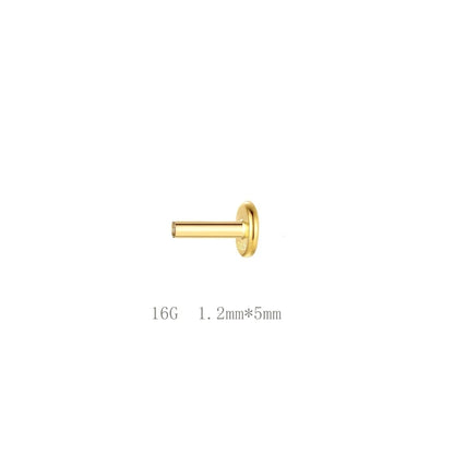 Lustrevia 925 Sterling Silver CZ Screw-Back Stud Earrings