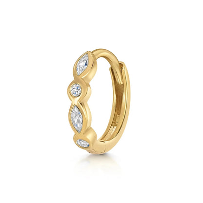 Lustrevia 925 Sterling Silver Stud Earring